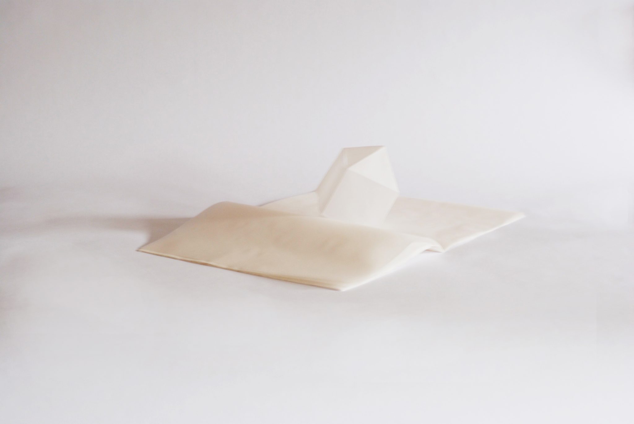 THE SOUND OF THE WIND, paper, fan. Galleria Civica - Mart (Museo Arte Contemporanea di Trento e Rovereto), Trento, 2018. SAC - Spazio Arte Contemporanea di Robecchetto con Induno, Milan, 2026.